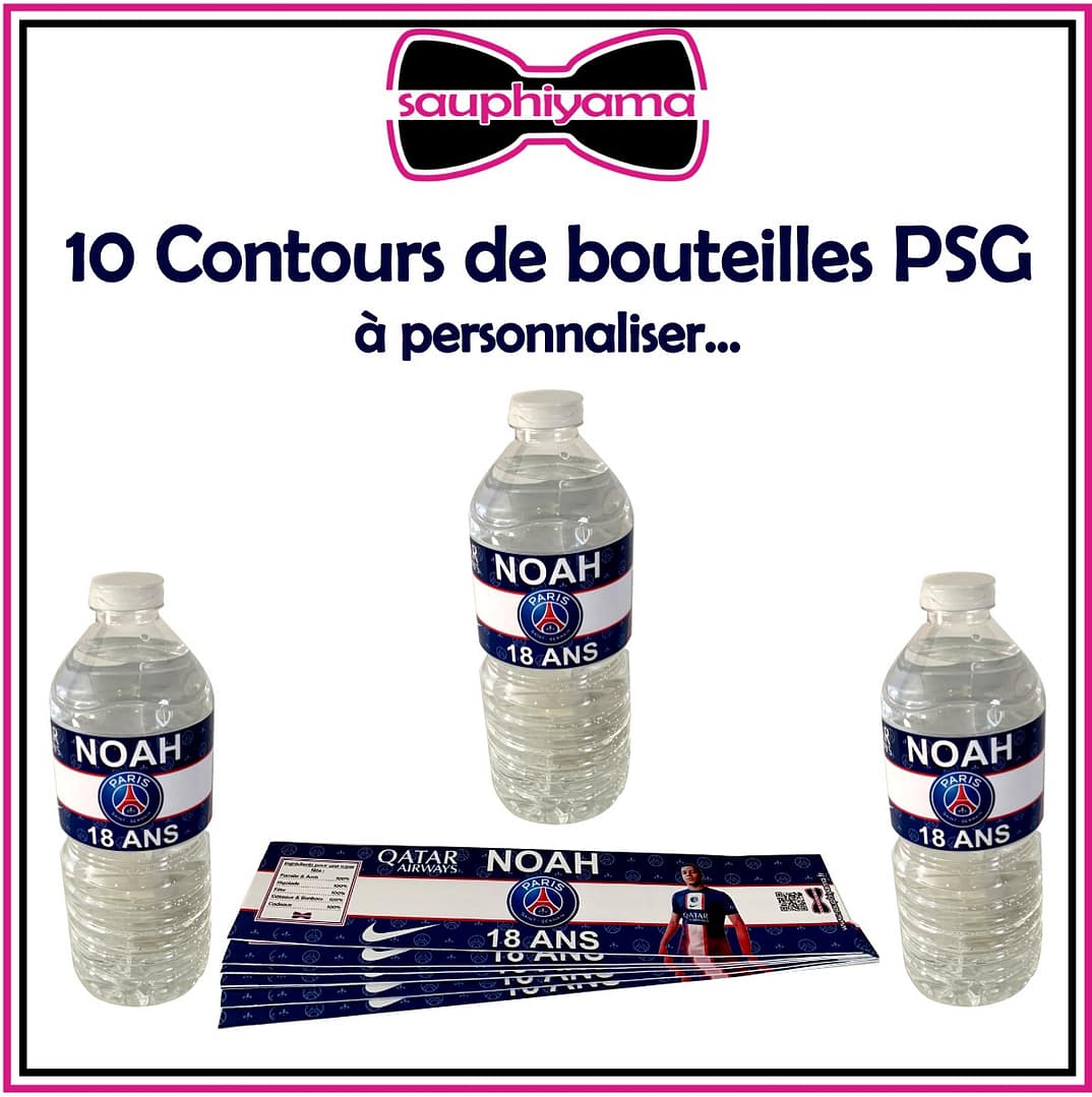 Contours de bouteilles PSG sauphiyama