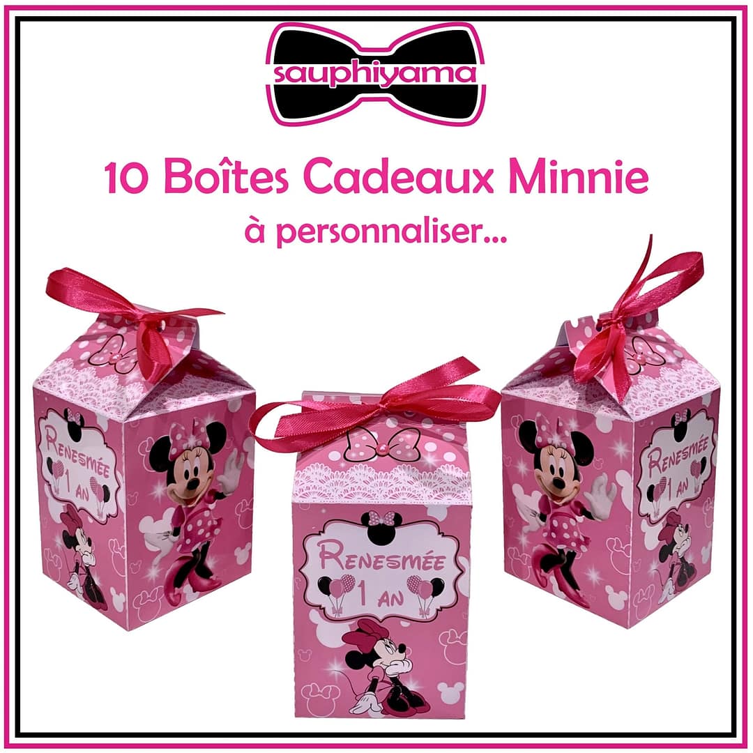 Boîte Minnie personnalisé sauphiyama