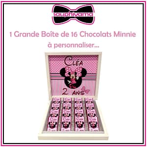 grande boîte 16 chocolats Minnie sauphiyama