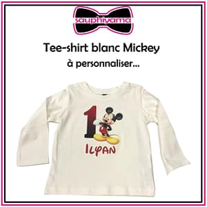 tee-shirt personnalisé Mickey sauphiyama