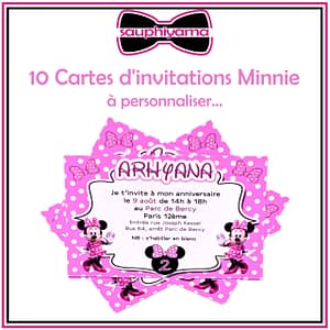 Cartes d'invitations personnalisés sauphiyama