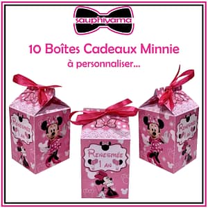 Boîte Minnie personnalisé sauphiyama