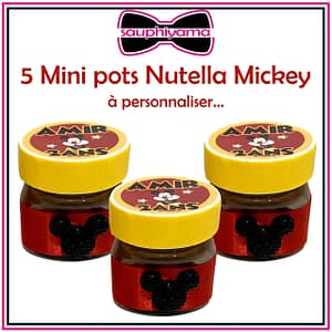 Nutella personnalisé Mickey sauphiyama