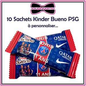 Kinder Bueno PSG personnalisé