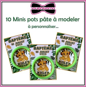 Pâte à modeler personnalisé sauphiyama