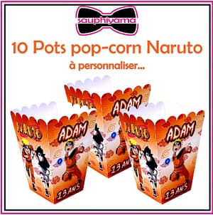 pop-corn naruto personnalisé sauphiyama