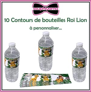 bouteille roi lion simba personnalisé sauphiyama
