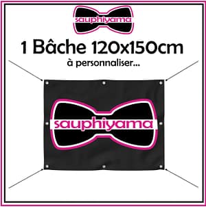 Bâche personnalisé murale PSG sauphiyama