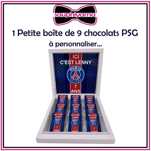 petite boîte chocolats personnalisés sauphiyama