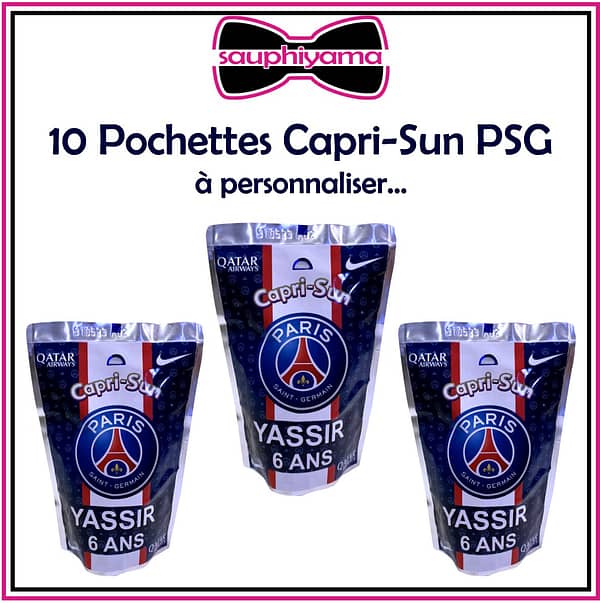 Capri-Sun PSG personnalisé sauphiyama