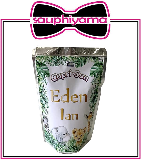 10 Capri-Sun animaux jungle à personnaliser – Image 2