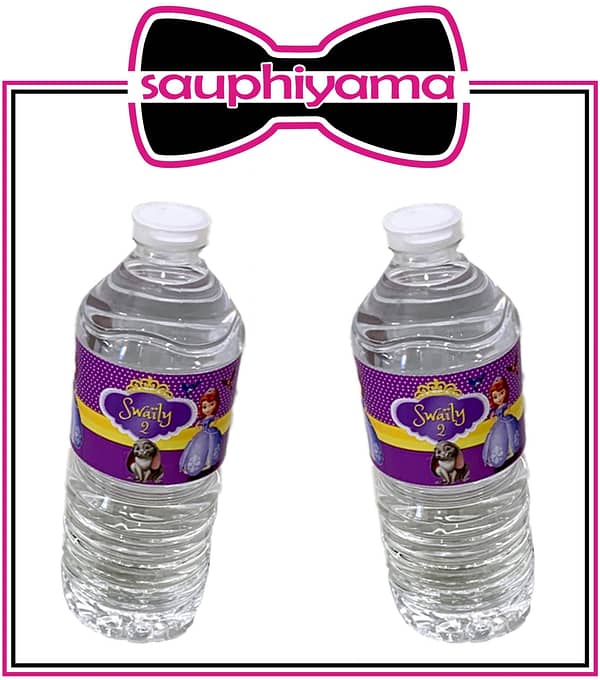 10 Contours de bouteilles princesse Sofia à personnaliser – Image 3