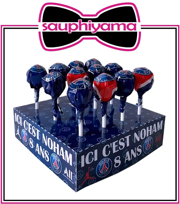 Support Sucettes PSG personnalisé sauphiyama