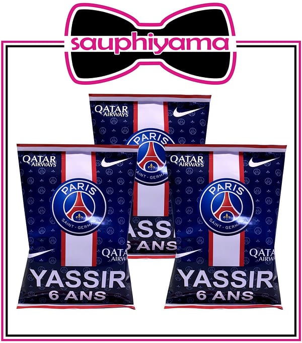 5 Paquets de chips PSG à personnaliser – Image 4
