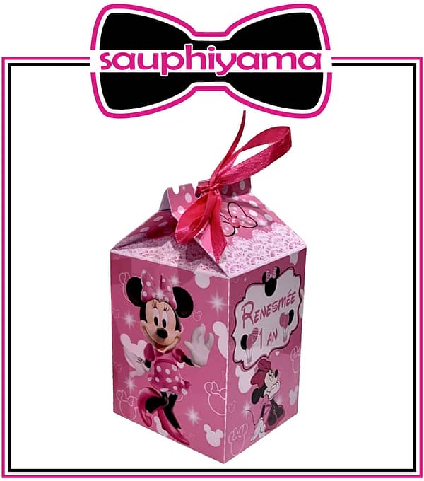 10 Boîtes cadeaux Minnie à personnaliser – Image 4