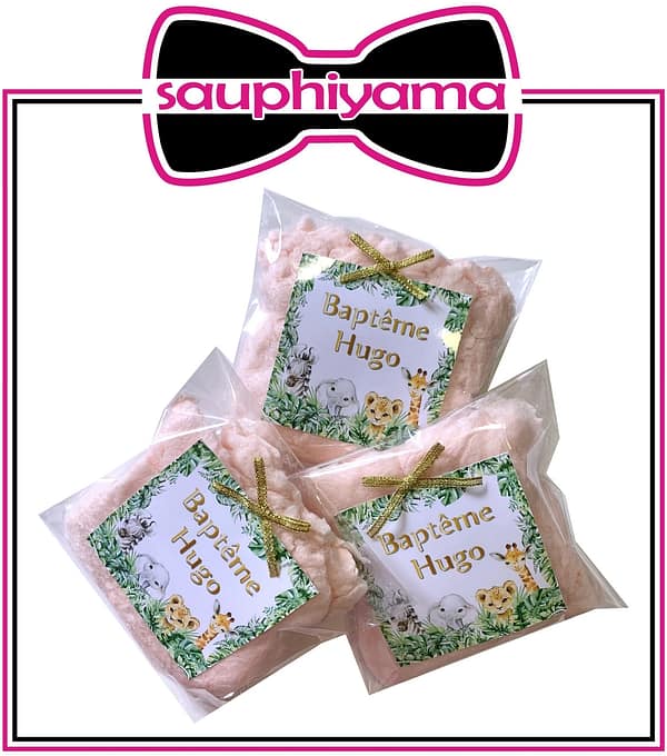 Barbe à papa Animaux Jungle personnalisé sauphiyama