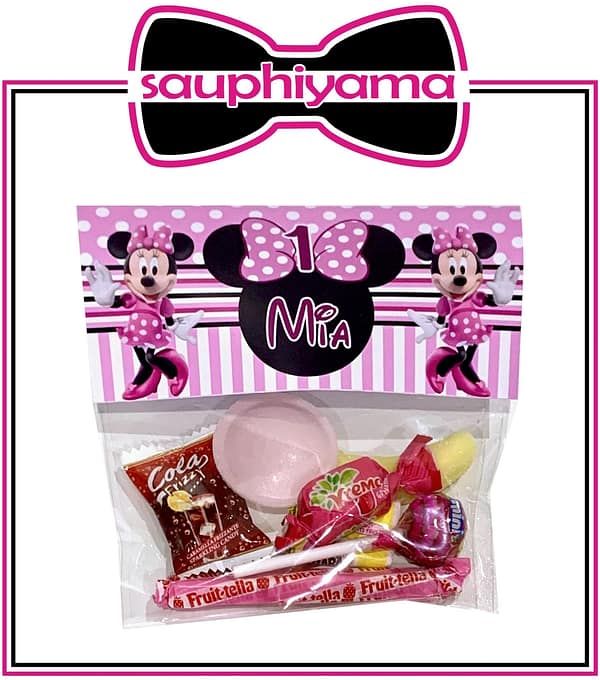 10 Sachets de bonbons Minnie à personnaliser – Image 2