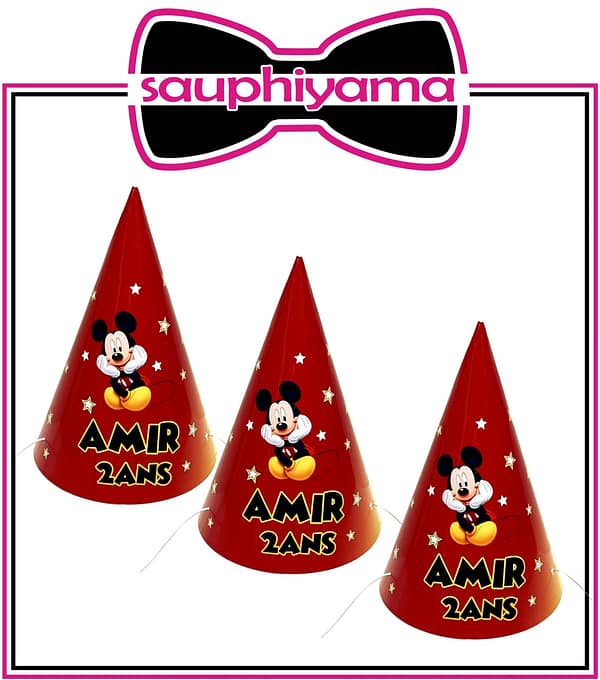 5 Chapeaux de fête Mickey à personnaliser – Image 3