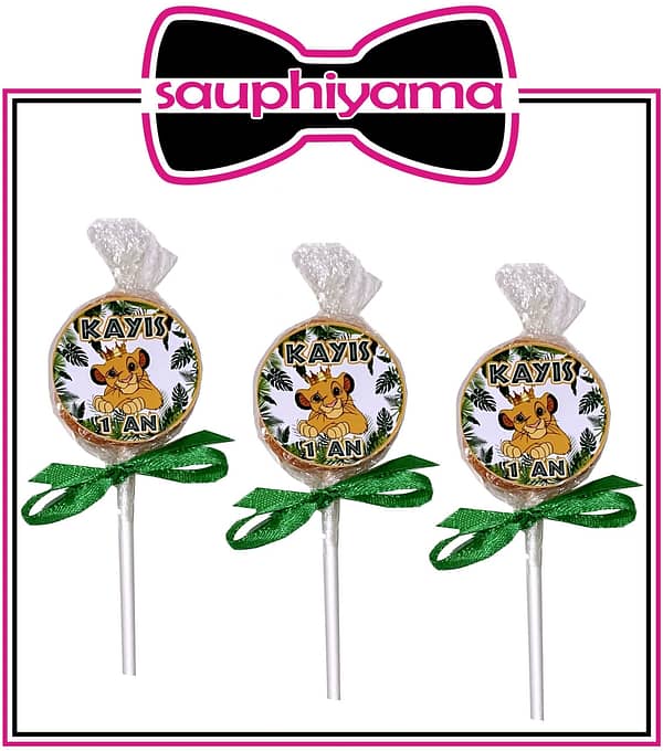 10 Sucettes artisanales le Roi Lion à personnaliser – Image 3