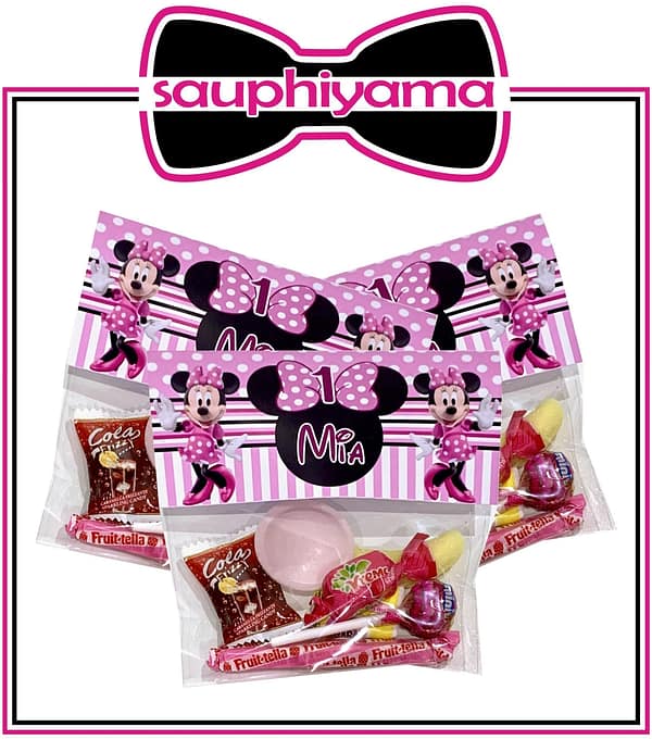 10 Sachets de bonbons Minnie à personnaliser – Image 3