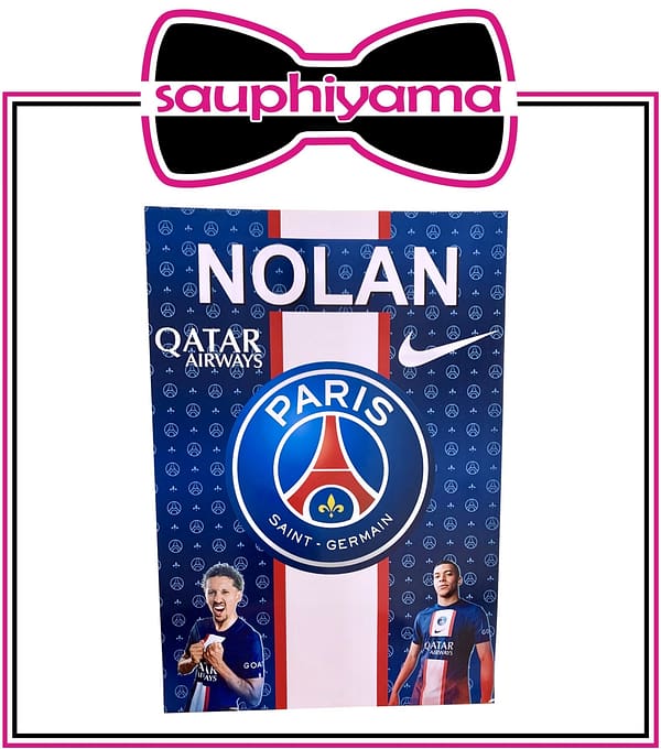 affiche psg personnalisé sauphiyama