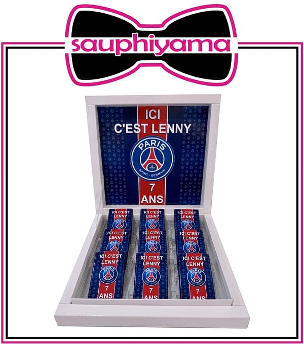 petite boîte chocolats personnalisés sauphiyama