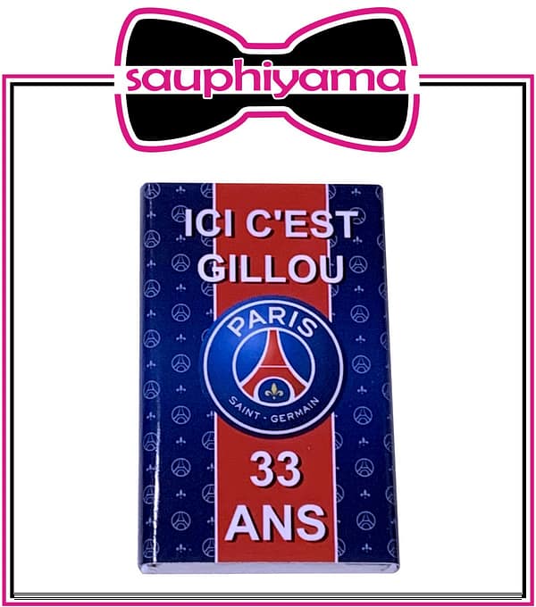 1 Petite boîte de 9 chocolats PSG à personnaliser – Image 3