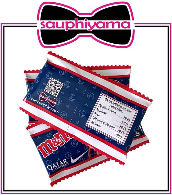 Sachets M&ms PSG
