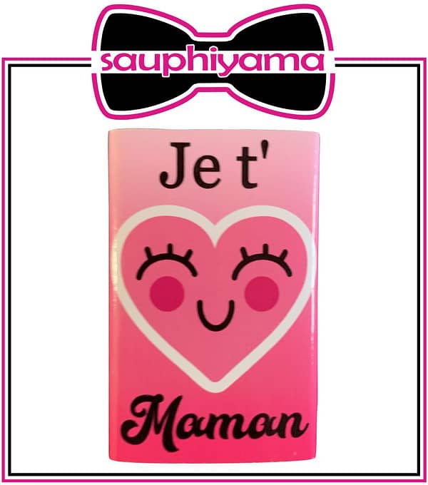 Coffret cadeau rose je t'aime Saint Valentin