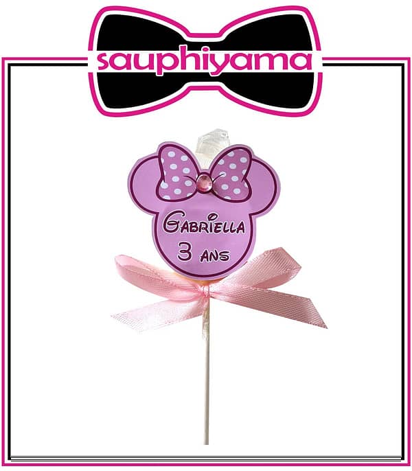 sucette minnie rose sauphiyama