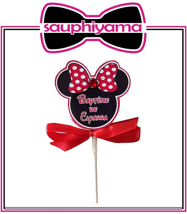 sucette personnalisé minnie sauphiyama