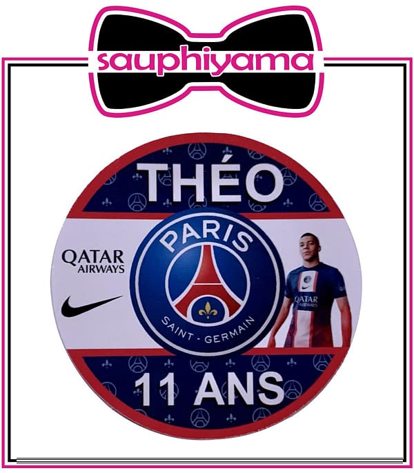 1 Planche de 24 Stickers PSG à Personnaliser – Image 3