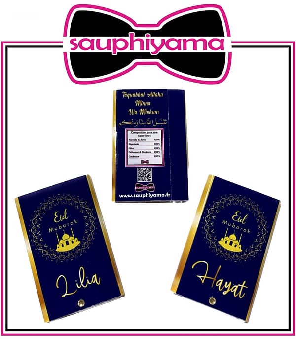 Chocolat eid personnalisé sauphiyama
