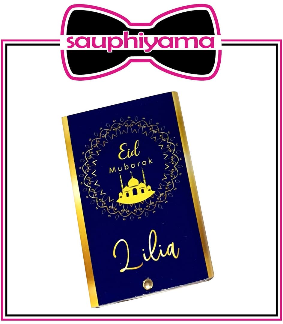 chocolat eid mubarak personnalisé sauphiyama