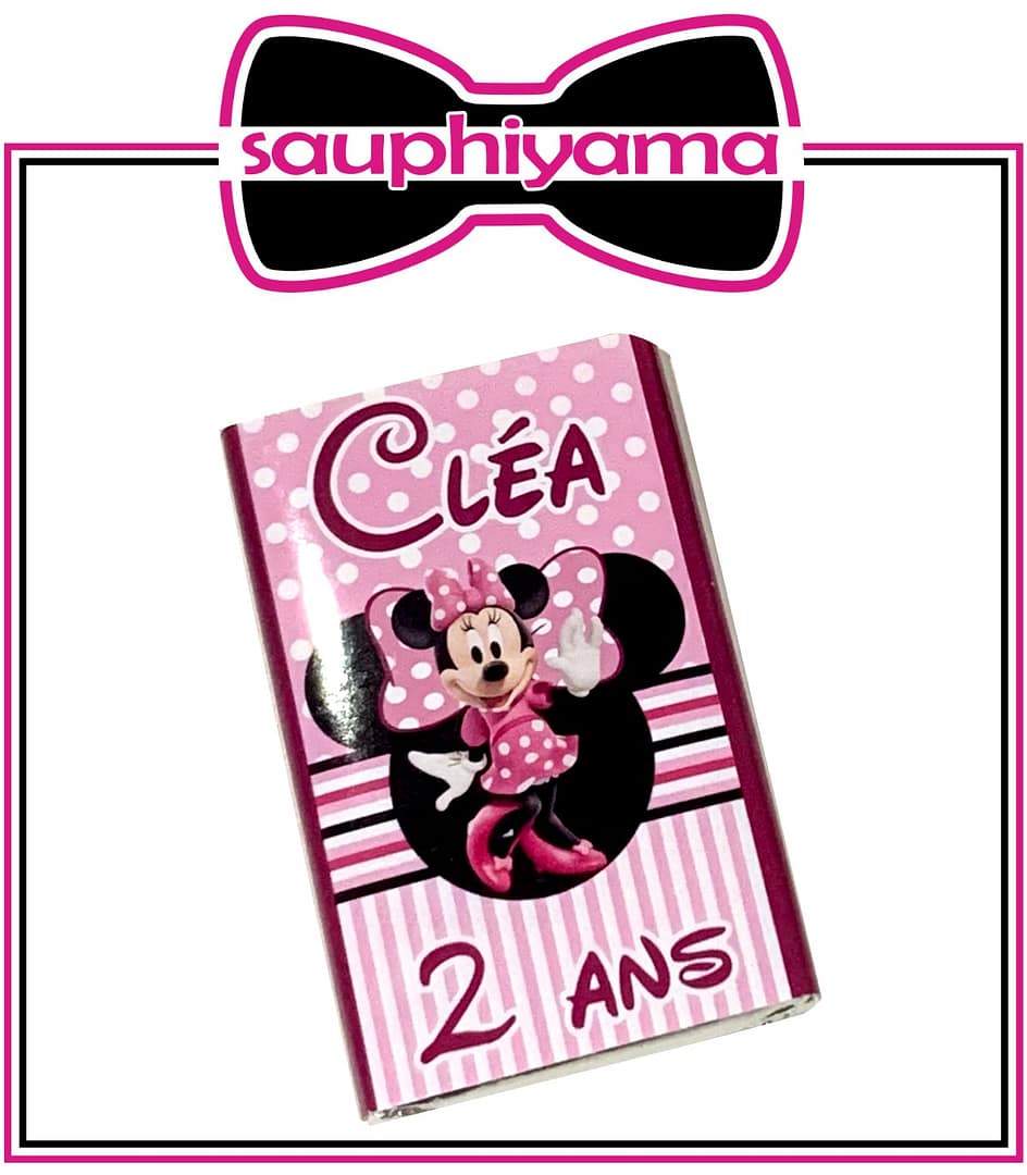1 grande boîte de 16 chocolats Minnie à personnaliser – Image 2