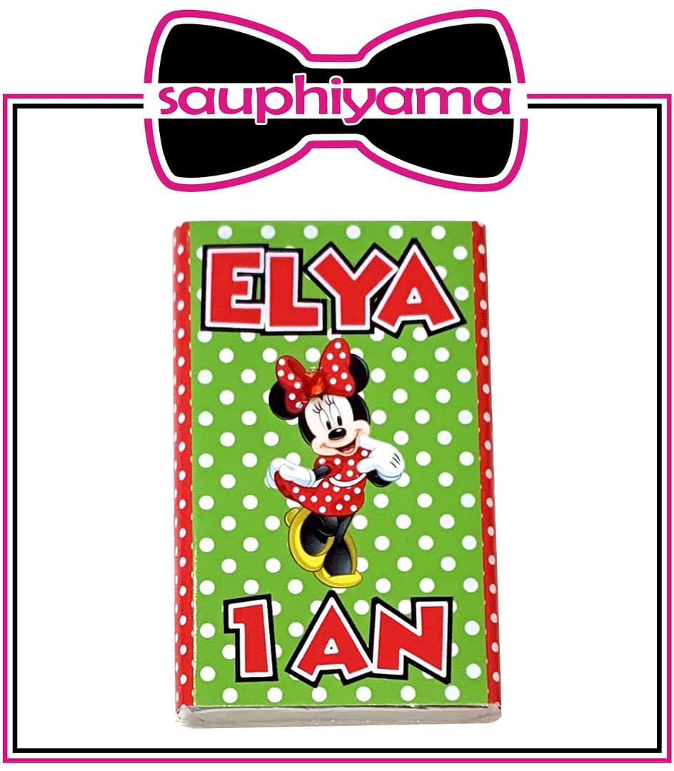 10 Chocolats au lait Minnie à personnaliser – Image 4