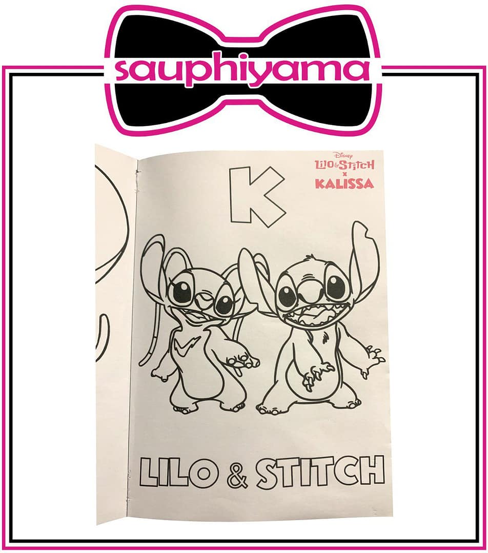 3 Livrets de coloriages + crayons Lilo & Stitch à personnaliser – Image 4