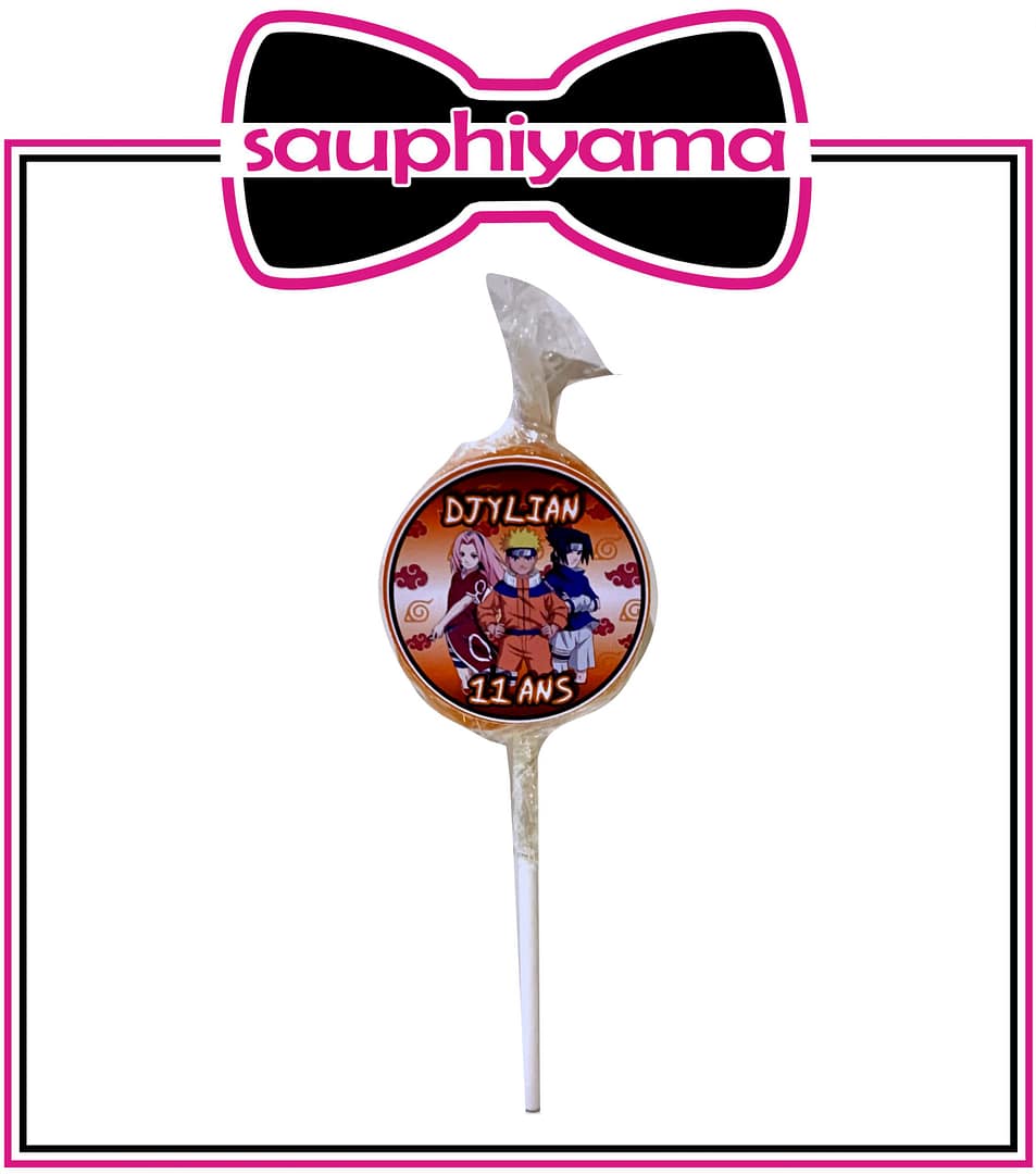 10 Sucettes artisanales Naruto à personnaliser – Image 2