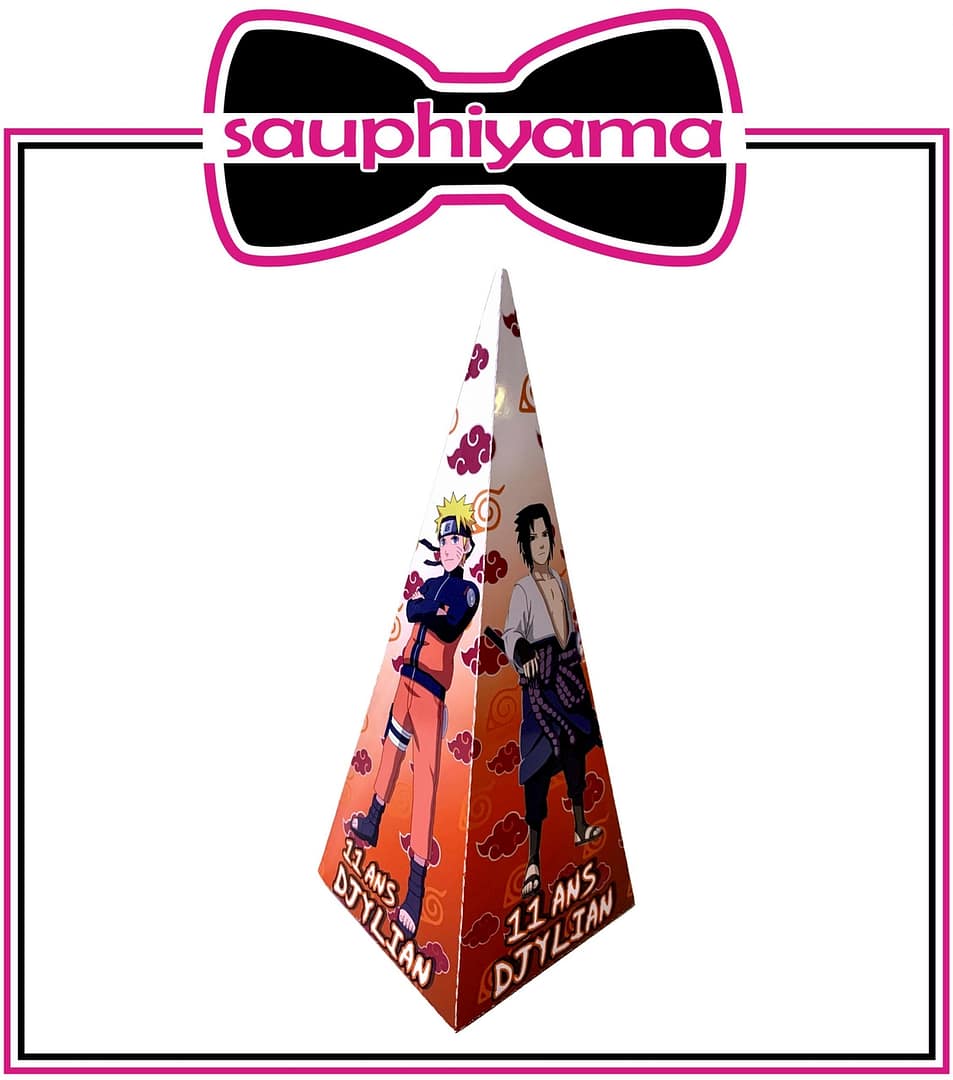 10 Boîtes cônes à bonbons Naruto à personnaliser – Image 2