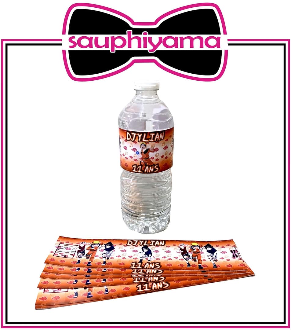10 Contours de bouteilles Naruto à personnaliser – Image 2